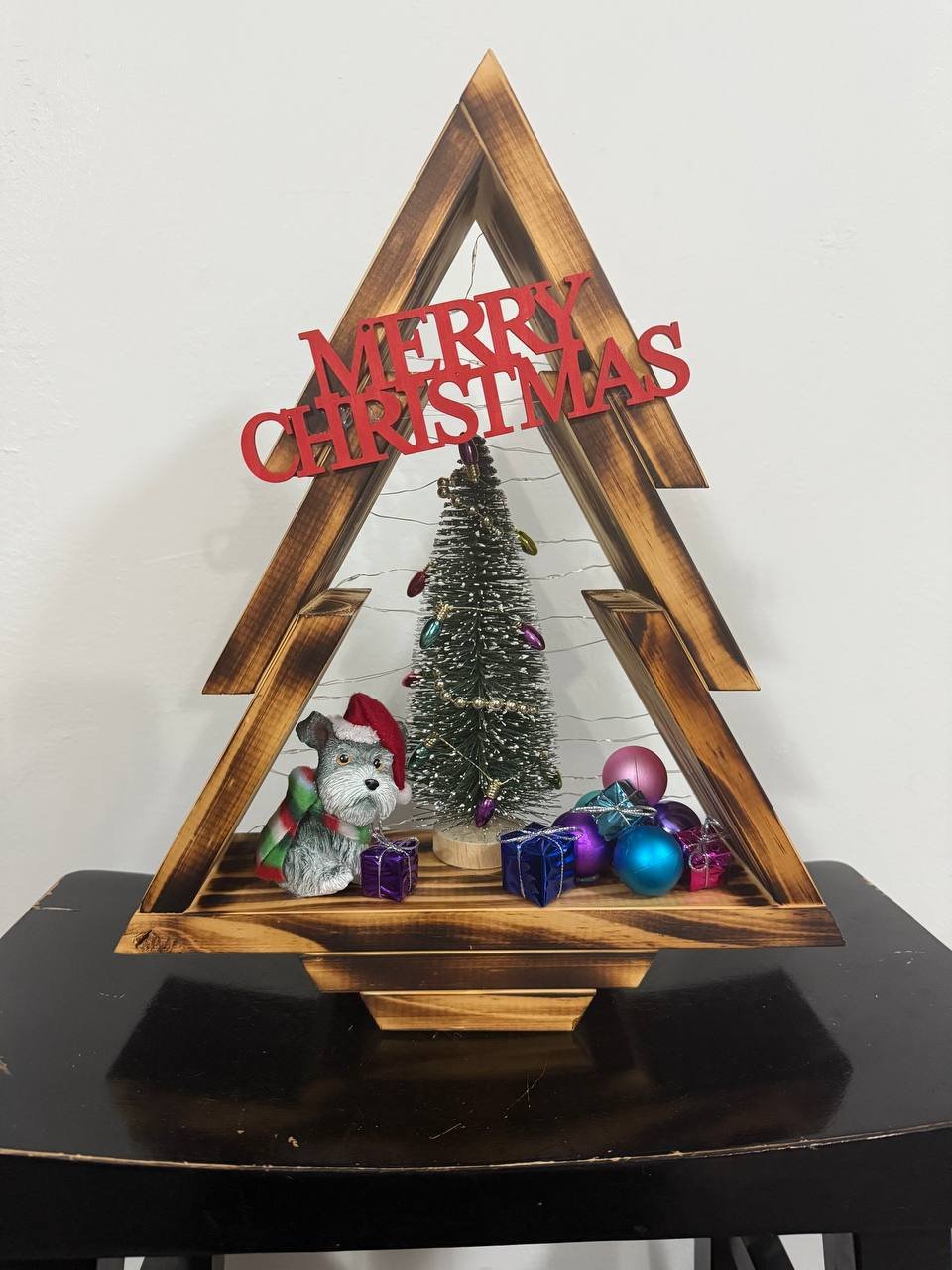 Puppy Merry Christmas Tree