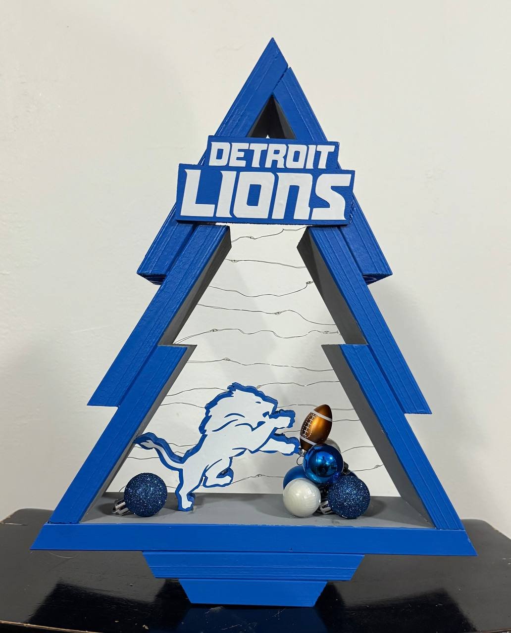 Detroit Lions Christmas Tree