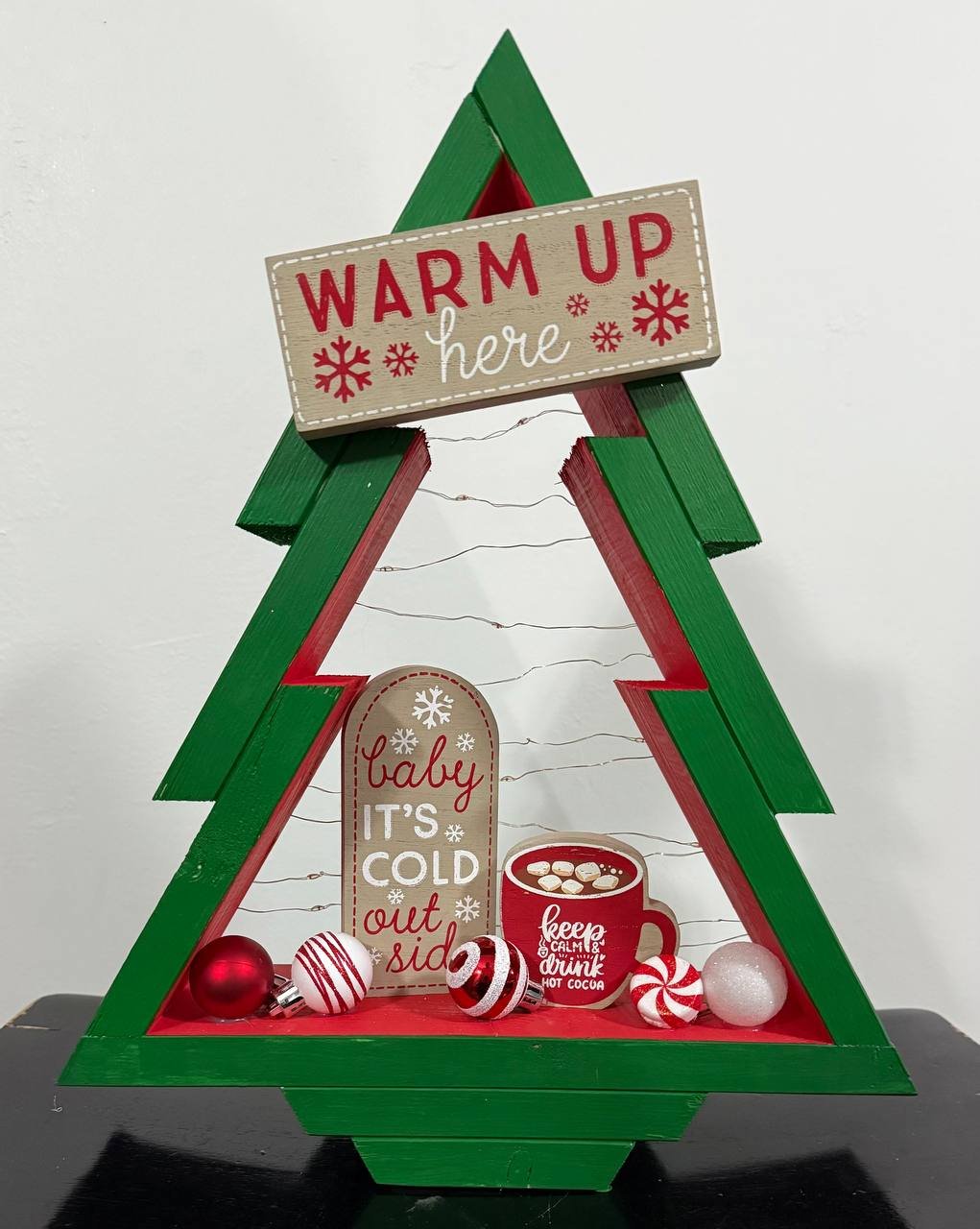 Hot Cocoa Christmas Tree