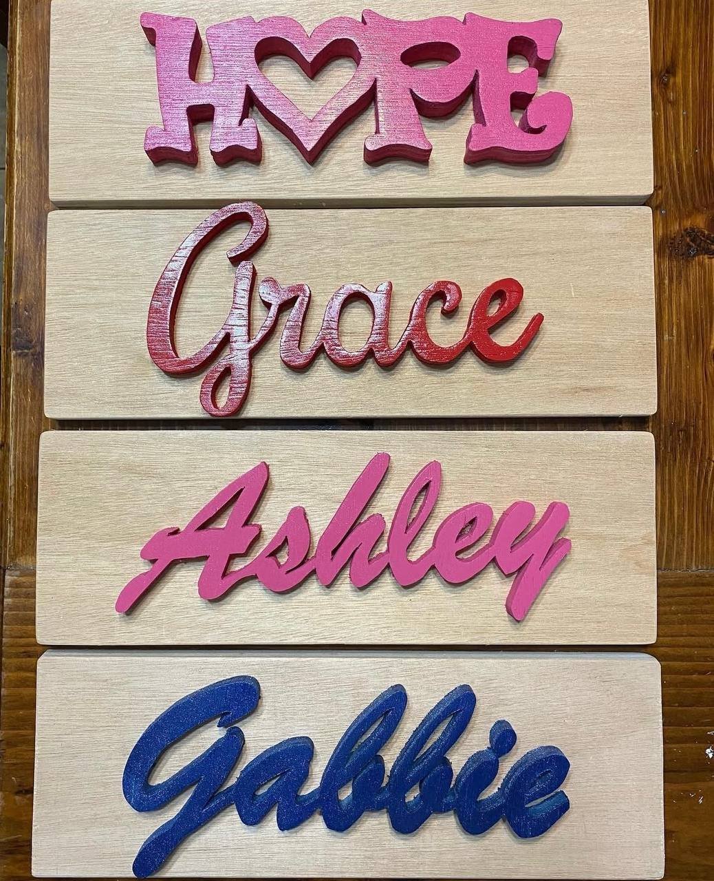 Custom Name Plaques